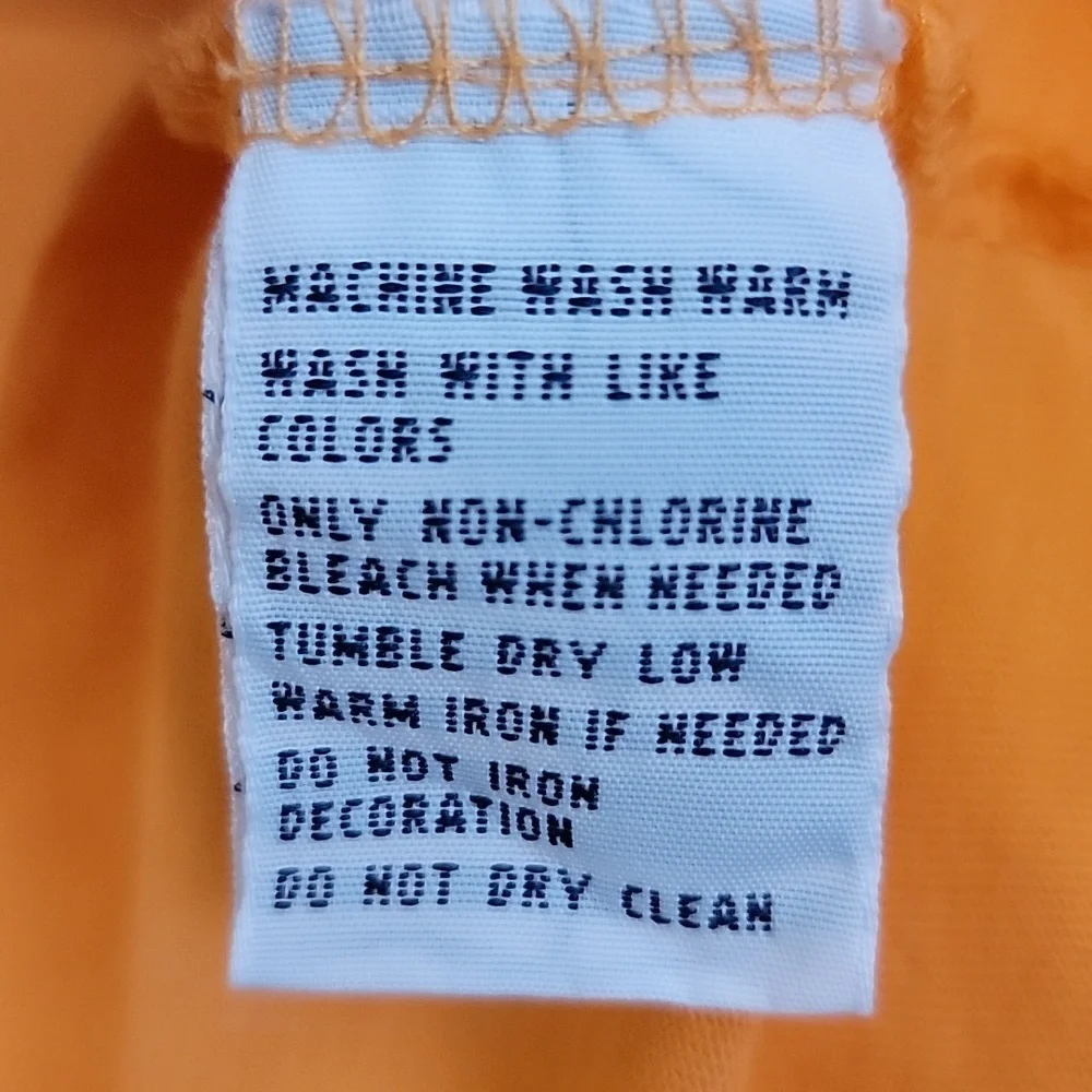 Ralph Lauren Polo Orange Short Sleeve Shirt Top M - Picture 6 of 12
